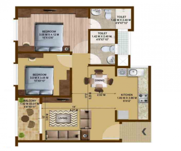 560049, ,Apartment,For Sale,1009